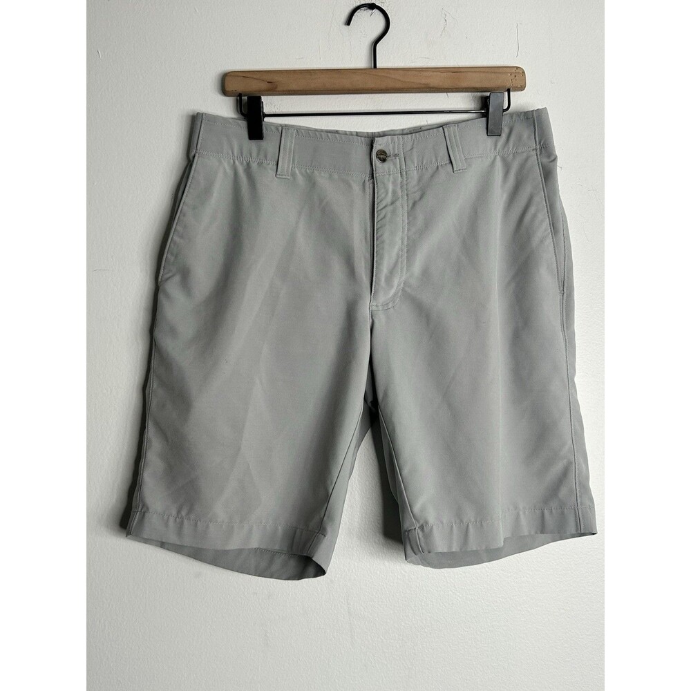 Callaway Golf Shorts Mens Size 34 Stretch Gray Moisture Wicking Quick Dry